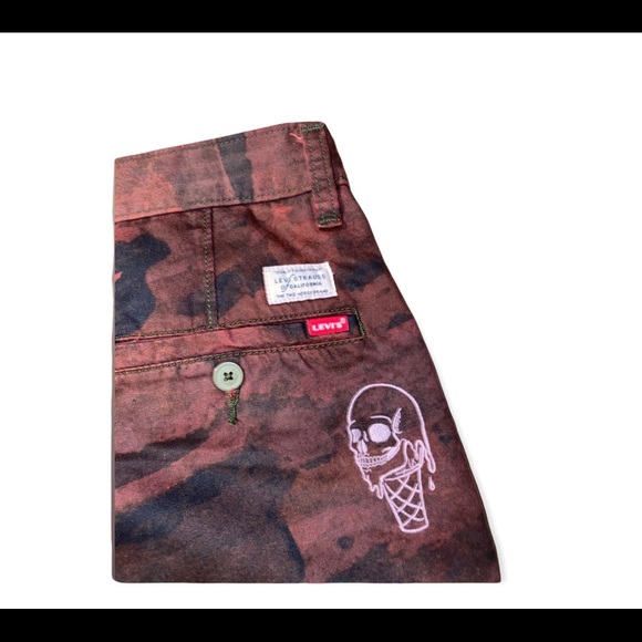 RED LEVI’S XX CHINO STRAIGHT FIT MENS PANTS. SIZE 34w30l. - Picture 2 of 4